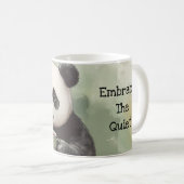 Niedlich Panda mit einer Tasse, Kaffee-Tasse Kaffeetasse (VorderseiteRechts)