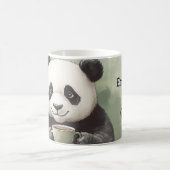 Niedlich Panda mit einer Tasse, Kaffee-Tasse Kaffeetasse (Mittel)