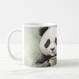 Niedlich Panda mit einer Tasse, Kaffee-Tasse Kaffeetasse