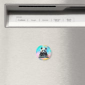 Niedlich Panda mit seinen Spielzeugen Magnet (In Situ (Geschirrspüler))