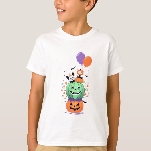 Niedlich Panda Monster T-Shirt (Vorderseite)