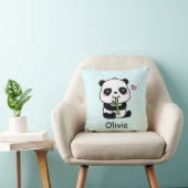 Niedlich Panda Munching Bamboo, Baby-Kinderzimmer- Kissen (Stuhl )