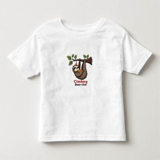 "Niedlich Panda on Tree Baby T - Shirt" Kleinkind T-shirt (Vorderseite)