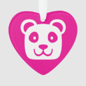 Niedlich Panda Ornament (Vorderseite)