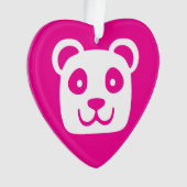 Niedlich Panda Ornament (Vorderseite)