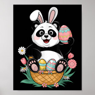 Niedlich Panda Ostermänner Frauen Kinder Panda Lov Poster