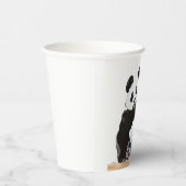 Niedlich Panda  Pappbecher (Rechts)