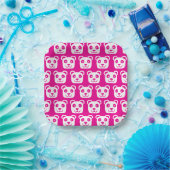 Niedlich Panda Pattern Pappteller (Party)