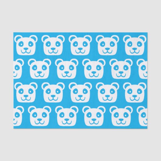 Niedlich Panda Pattern Seidenpapier (Vorderseite)