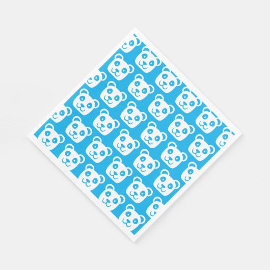 Niedlich Panda Pattern Serviette (Ecke)