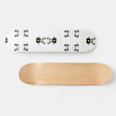 Niedlich Panda Pattern Skateboard (Horizontal)