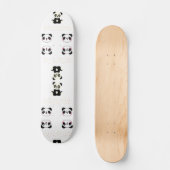 Niedlich Panda Pattern Skateboard (Vorderseite)