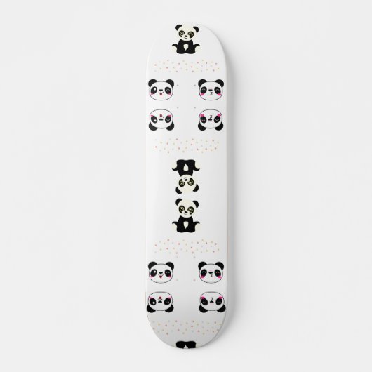 Niedlich Panda Pattern Skateboard (Vorne)