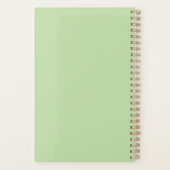 Niedlich Panda Personalisiert Planner Planer (Rückseite)