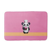 Niedlich Panda Pink Bath Mat Badematte (Vorderseite)