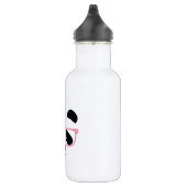 Niedlich Panda Pink Edelstahlflasche (Rechts)