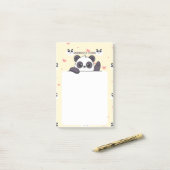 Niedlich Panda Post-it Klebezettel (Auf Schreibtisch)