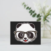 Niedlich Panda Postkarte (Stehend Vorderseite)