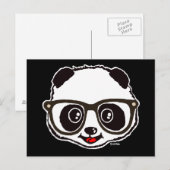 Niedlich Panda Postkarte (Vorne/Hinten)