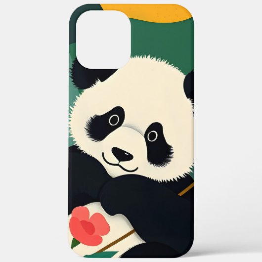 Niedlich Panda Print Case-Mate iPhone Hülle (Rückseite)