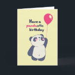 Niedlich Panda Pub Pandastic Bday Funny Birthday Karte<br><div class="desc">Die lustige und niedliche Geburtstag-Karte für diejenigen,  die Liebe Pistons und Spaß. Der perfekte Weg,  um Ihren Freunden und der Familie einen guten Geburtstag zu wünschen. Besuchen Sie unseren Shop für mehr Geburtstagskarten Sammlung. Sie finden etwas cooles,  Humorvolles und manchmal sarkastisches Geburtstagskarten für Ihren besonderen Menschen.</div>