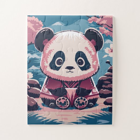 Niedlich Panda Puzzle (Vertikal)