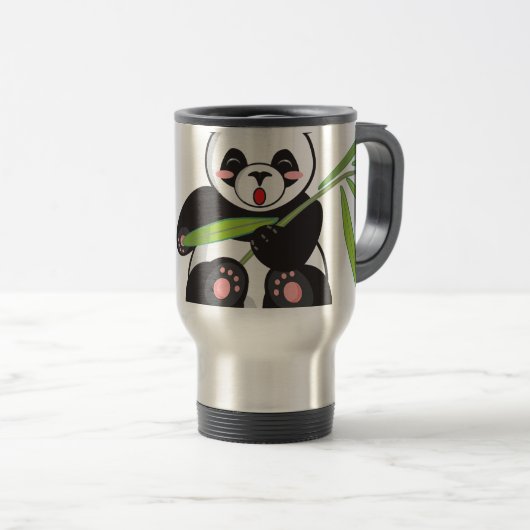 Niedlich Panda Reisebecher (VorderseiteRechts)