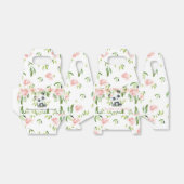 Niedlich Panda Rosa Blumengrün 1. Geburtstag Geschenkschachtel (Ungefaltet)