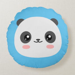 Niedlich Panda Rundes Kissen