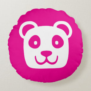 Niedlich Panda Rundes Kissen