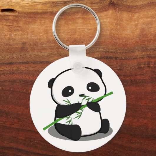 Niedlich Panda Schlüsselanhänger (Vorderseite)
