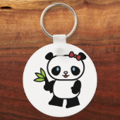 Niedlich Panda Schlüsselanhänger (Vorderseite)