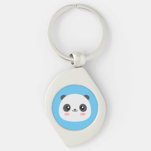 Niedlich Panda Schlüsselanhänger (Vorderseite)