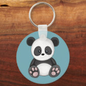 Niedlich Panda Schlüsselanhänger (Vorderseite)