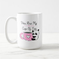 Niedlich Panda Sie sind meine Tasse Tee Personalis
