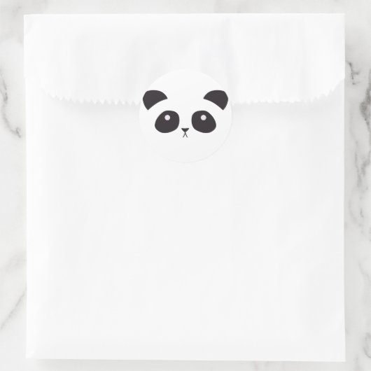 Niedlich Panda Sticker (Tasche)