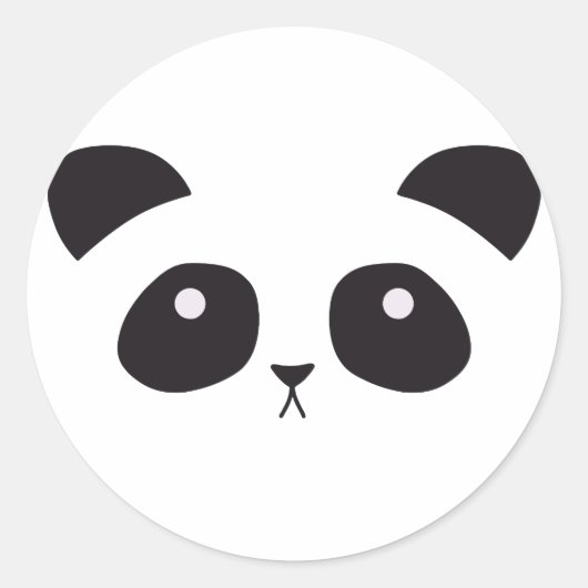 Niedlich Panda Sticker (Vorderseite)
