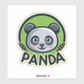 Niedlich Panda Sticker (Blatt)