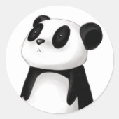 Niedlich Panda Sticker (Vorderseite)