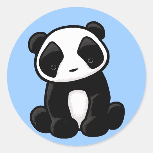 Niedlich Panda Sticker (Vorderseite)