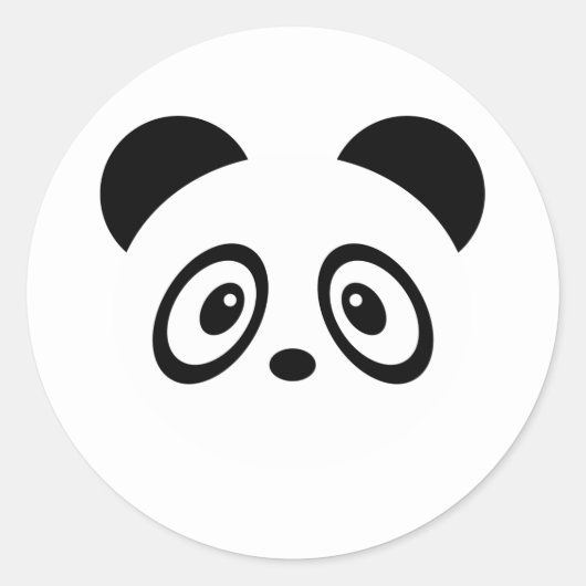 Niedlich Panda Stickers (Vorderseite)