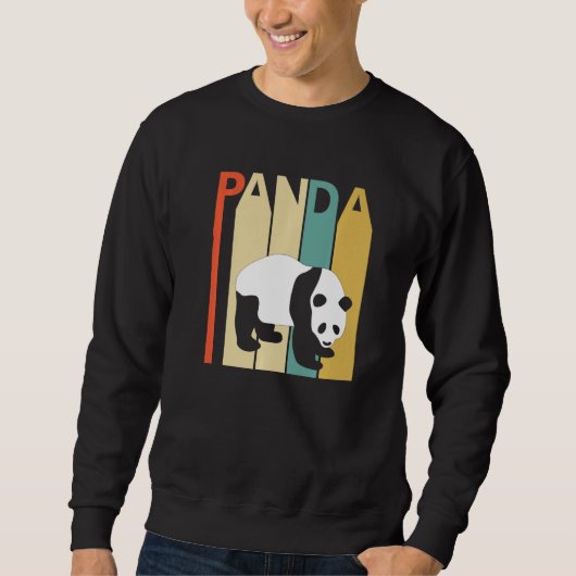 Niedlich Panda Sweatshirt (Vorderseite)