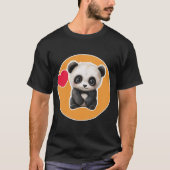 Niedlich Panda T-Shirt (Vorderseite)