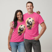 Niedlich Panda T-Shirt (Unisex)