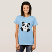 Niedlich Panda T-Shirt (Vorne ganz)