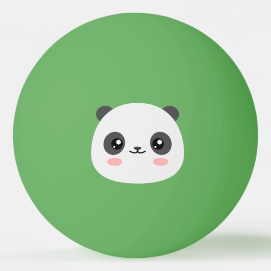 Niedlich Panda Tischtennisball (Vorderseite)