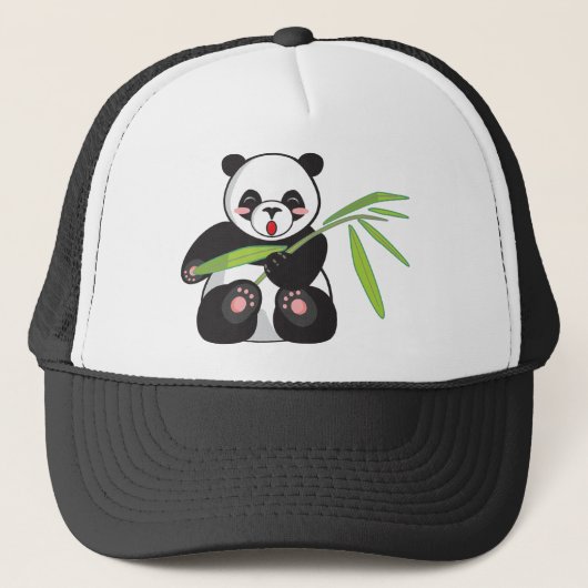 Niedlich Panda Truckerkappe (Vorderseite)