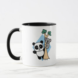 Niedlich Panda und Koala - Amanda Roos Tasse