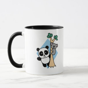 Niedlich Panda und Koala - Amanda Roos Tasse