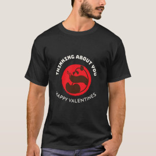 Niedlich Panda Valentines Bamboo Girlfriend Boyfri T-Shirt